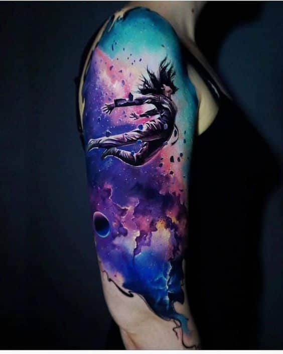 Tatuajes del universo para hombres