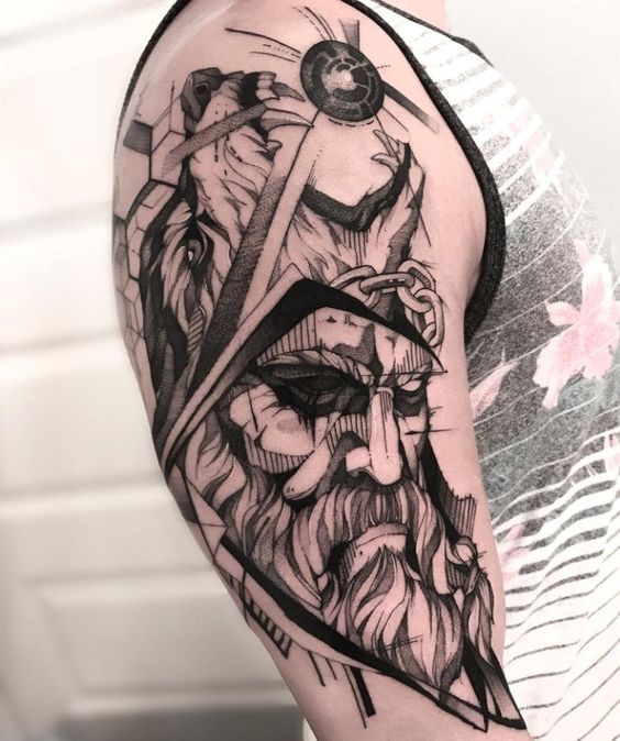 Tatuajes de Vikingos en el Brazo