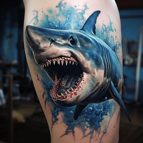 Tatuajes de Tiburón Blanco