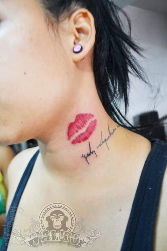 Tatuajes De Besos Para Mujer