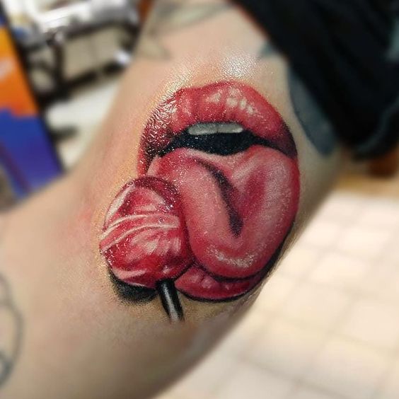 Tatuajes De Labios Rojos