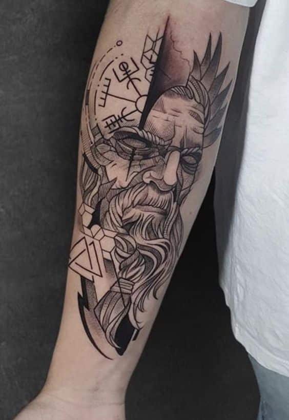 Tatuajes de Vikingos en el Antebrazo