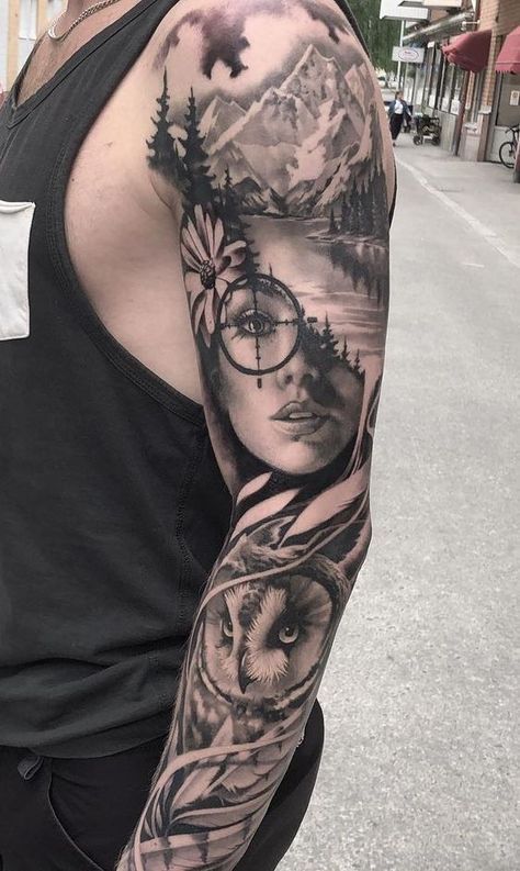 Tatuajes de brazo entero completo