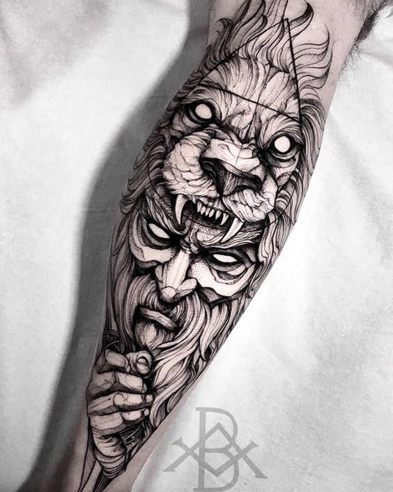 Tatuajes de manga en el brazo