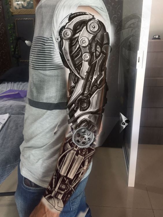 Tatuajes de brazo robot