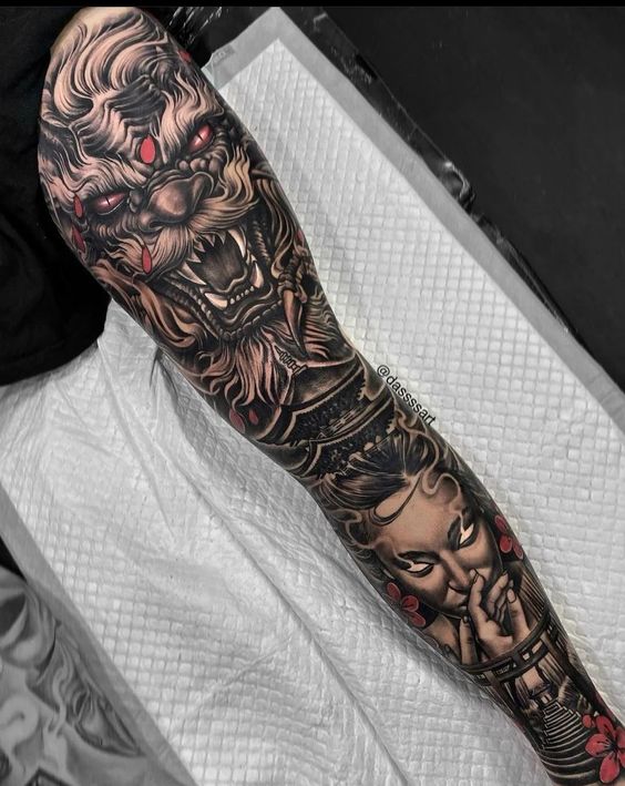 Tatuajes de brazo entero completo