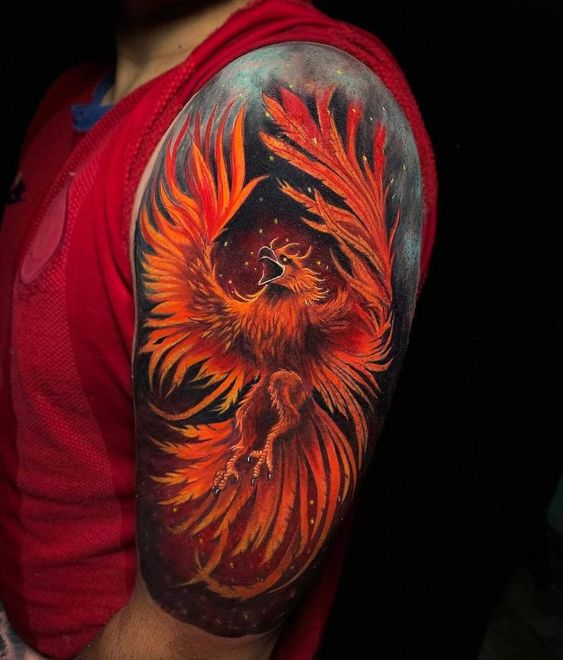 Los mejores tatuajes de ave fénix del mundo