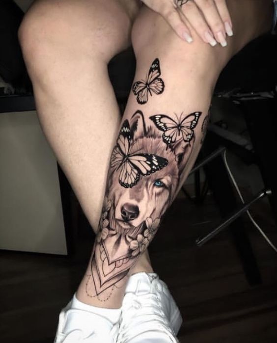 Tatuajes para mujeres en la pierna