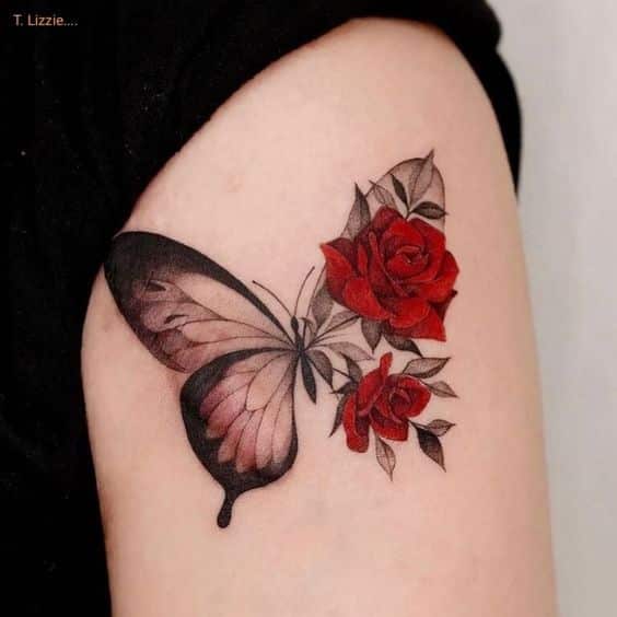 Tatuajes para mujeres de mariposas