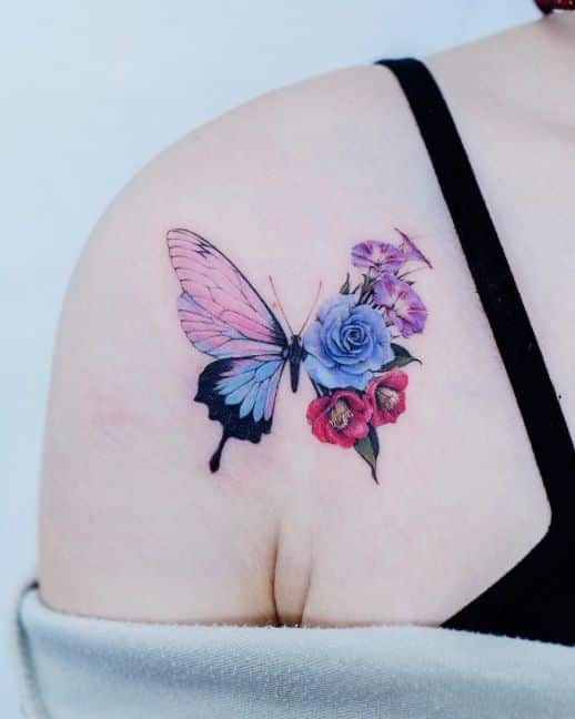 Tatuajes para mujeres a color