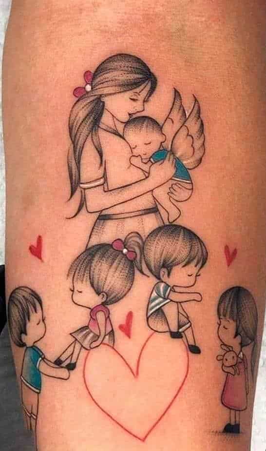 Tatuajes para mujeres de hijos