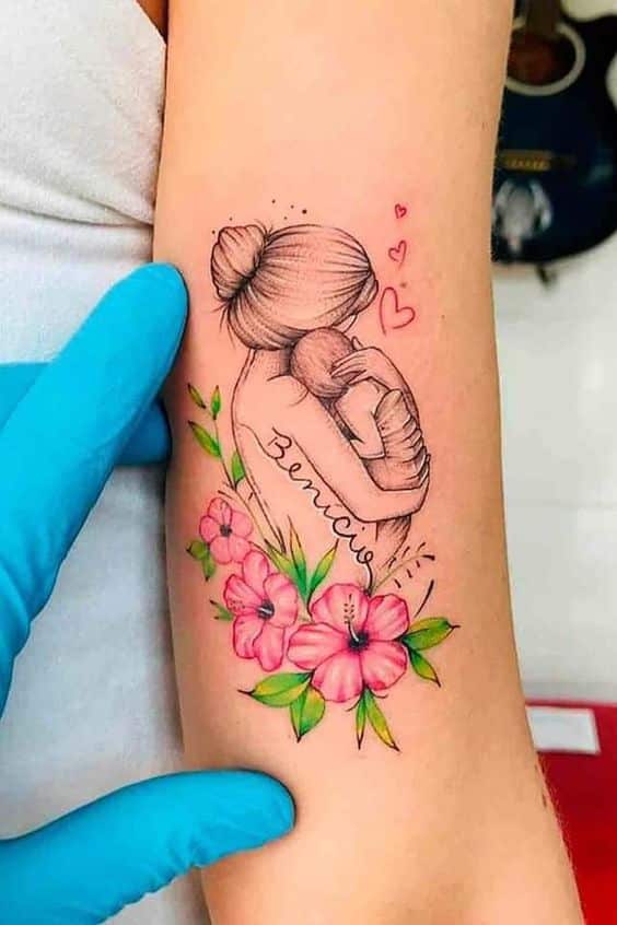 Tatuajes para mujeres de hijos