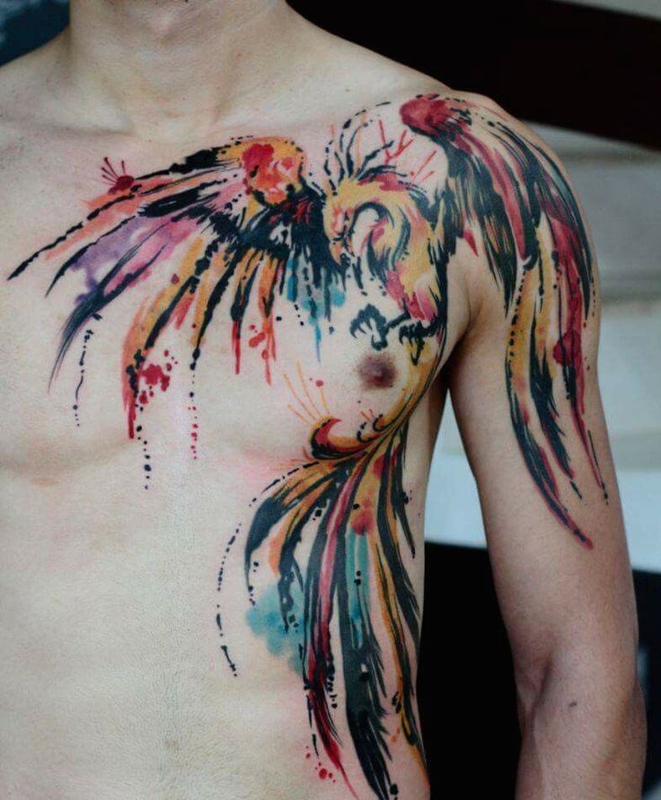 Los mejores tatuajes de ave fénix del mundo