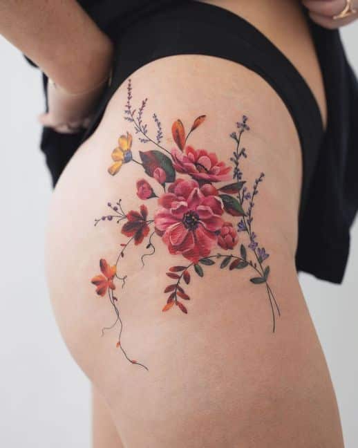 Tatuajes para mujeres a color